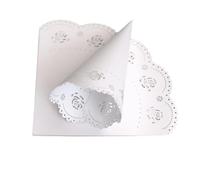 Vayliro Conos de confeti de papel para fiestas, bodas, bolsas de confeti con cinta adhesiva de doble cara, conos triangulares, caja de conos de confeti, pétalos de flores y chocolate, 100 unidades