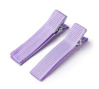 Vayliro EnteBill Horquillas para el pelo de peluquería, pinzas de cocodrilo, pinzas de metal para el pelo, pinzas de cocodrilo para manualidades, para mujeres y niñas, 5 unidades, violeta, S