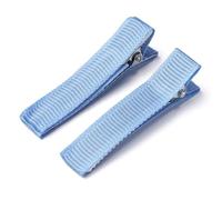 Vayliro EnteBill Horquillas para el pelo de peluquería, pinzas de cocodrilo, pinzas de metal para el pelo, pinzas de cocodrilo para manualidades, para mujeres y niñas, 5 unidades, azul, M