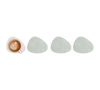 Vayliro Posavasos con forma de gota de piel sintética, lavable, antideslizante, resistente al calor, doble cara, aspecto de piel, salvamanteles para banquetes, fiestas, bodas y vacaciones, 1 unidad
