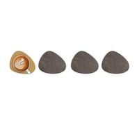 Vayliro Posavasos con forma de gota de piel sintética, lavable, antideslizante, resistente al calor, doble cara, aspecto de piel, salvamanteles para banquetes, fiestas, bodas y vacaciones, 1 unidad