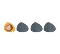 Vayliro Posavasos con forma de gota de piel sintética, lavable, antideslizante, resistente al calor, doble cara, aspecto de piel, salvamanteles para banquetes, fiestas, bodas y vacaciones, 1 unidad