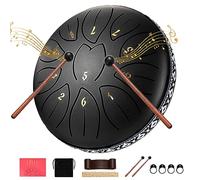 VAYOTOY Tambor de Lengua de Acero 6 Pollici e 11 note per Bambini, Strumento a Percussione C-Key Handpan Tambor con Borsa Morbida, Libro di Musica, 2 Mazzuoli per la Meditazione o lo Yoga