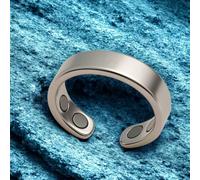 Vayro Magnetic Ring - VAYRO Ring | Original Magnetic Wellness Rings with 4-Magnet System for to Help Relieve Tension, Adjustable Size, for Men and Women (Gold)