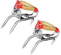 VAZZIC Paquete de 2 picos de árbol para escalada, zapatos de picos de árbol, juego de equipo de escalada de árboles, engranajes de árbol de escalada de garra de acero inoxidable