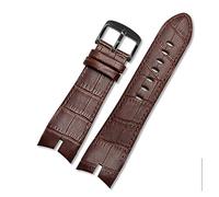 VAZZIC YingYou Correa De Reloj De Cuero Genuino De 26 Mm Compatible Con Roger Dubuis For La Correa De Reloj De La Serie EXCALIBUR Dial De 42 Mm RDDBEX0405 Accesorios For Hombres(Brown black)