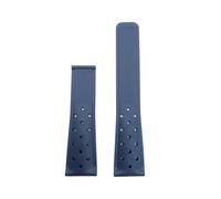 VAZZIC YingYou Correa de reloj de goma, silicona suave y duradera, Compatible con TAG HEUER, correa MONACO, pulsera de 22mm y 24mm, correa de reloj FORMULA1(Blue without buckle,22mm)