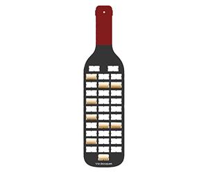 VB VIN BOUQUET FIC 1189 Botella colectora de Corchos, Ideal Decoración con Corchos de Botellas de Vino