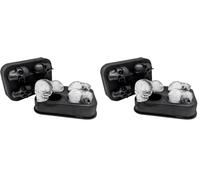 VB VIN BOUQUET FIE 1368 Molde de Hielos con Forma de Calavera - Ideal para Fiestas y Bebidas Estilizadas (Paquete de 2)