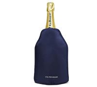 Vinbouquet FIE 644 Vin Bouquet 644-Funda refrigeradora Sistema Antideslizante Patentado. Elástico Lateral para un Ajuste Perfecto, Funda enfriadora Original, Azul