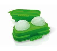 VB VIN BOUQUET Redondos Molde para Hielos de Silicona, Verde, 5 cm