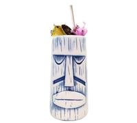 VB VIN BOUQUET FIK 1405 Vaso Tiki C de 550 ml, Diseño Exótico para Cócteles, Ideal para Fiestas y Reuniones Temáticas