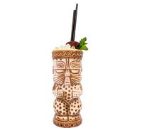 VB VIN BOUQUET FIK 1406 Vaso Tiki D de 350 ml, Diseño Exótico para Cócteles, Ideal para Fiestas y Reuniones Temáticas