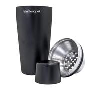VB Vin Bouquet FIK 1467 Coctelera Negra de 700 ml, Acero Inoxidable, diseño Elegante y Resistente, Ideal para Preparar cócteles y Combinados