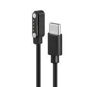 VBANU Cargador magnético para grabadora de voz PLAUD Note & Note Pro AI, funda de carga, cable de repuesto tipo C de 4 pines, 2 pies, 1 paquete