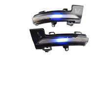 Vbbrswaad Intermitente Retrovisor LED Dinámica Señal Giro Intermitente Espejo Para Skoda Para Octavia Mk3 Para A7 5E 2014 2015 2016 2017 2018 2019(Blue and Yellow)