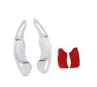 Vbbrswaad Paleta Cambio Volante Coche Para 2.ª Generación Para Ford Para Fusion Para Edge Extensión De Palanca Cambios Volante Aluminio(Plata)