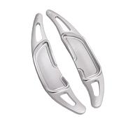 Vbbrswaad Paleta Cambio Volante Coche Para Benz Para AMG Para CLA45 C63 Para GLA45 GLS63 GLE63 G63 2016-2019 Extensión De Palanca Cambios Volante(Plata)