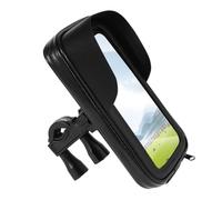 Vbbrswaad Soporte Móvil Moto Bolsa para Teléfono De Bicicleta Giratoria De 360° Impermeable para Manillar De Motocicleta con Pantalla Táctil Soporte Móvil Bicicleta(Screw Fixing)