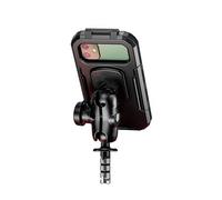 Vbbrswaad Soporte Móvil Moto Funda Teléfono con Base Esférica 1 Pulgada Horquilla Motocicleta Antirrobo Bicicletas 4,7 A 6,8 Pulgadas Soporte Móvil Bicicleta(S for 4.7-6.1 Inch)