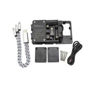 Vbbrswaad Soporte Móvil Moto para BMW R 1200 RT R1200RT R 1200RT R1200 RT Modelos Inferiores 2006-2009 Soporte Navegación GPS con Carga USB Teléfono Soporte Móvil Bicicleta(Mobile Phone Holder)