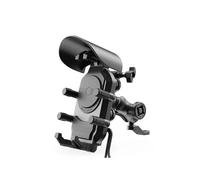 Vbbrswaad Soporte Móvil Moto Soporte De Teléfono Inalámbrico para Motocicleta De 15 W Cargador con GPS Soporte para Manillar Teléfono 4 A 7 Pulgadas Soporte Móvil Bicicleta(Charging)