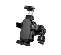 Vbbrswaad Soporte Móvil Moto Soporte para Teléfono Motocicleta con Amortiguador Vibraciones Y Bloqueo Seguro Alta Velocidad Manillar Bicicleta Soporte Móvil Bicicleta(Handlebar Type)