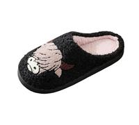 VBEDKDEB Pantuflas de invierno para mujer, decoración cálida y linda, cómodas, pantuflas para parejas que se pueden usar en interiores y exteriores. Zapatillas cálidas para mujer, J., 42 EU