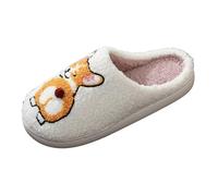 VBEDKDEB Pantuflas de invierno para mujer, decoración cálida y linda, cómodas, pantuflas para parejas que se pueden usar en interiores y exteriores. Zapatillas cálidas para mujer, b, 37.5 EU