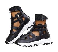 VBEDKDEB Sandalias de mujer Verano Cómodo Zapatos de Verano Sandalias de Plataforma para Mujer Transpirables Sandalias de Plataforma con Correa Gruesa y Aumento Óptico Casual Dad Sandalias Trekking