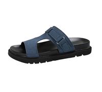 VBEDKDEB Sandalias de verano para mujer, fondo grueso, plano con zapatillas para mujer al aire libre, sandalias de playa de moda con boca de pescado hueco y tacón de rocío, azul, 40 EU