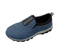 VBEDKDEB Zapatillas de deporte para mujer, zapatillas de deporte para hombre, zapatillas de deporte con suelas iguales, modernas, informales, suela gruesa, boca plana, talla grande, zapatillas negras