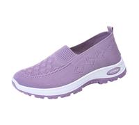 VBEDKDEB Zapatillas de deporte para mujer, zapatillas de deporte, zapatillas de deporte para mujer, zapatos casuales, moda, simples, monocolor, cómodas, ligeras, con fondo plano, zapatillas blancas