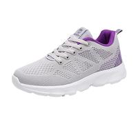VBEDKDEB Zapatillas de deporte para mujer, zapatillas de deporte, zapatillas de deporte, zapatillas de mujer, nuevo patrón, bloqueo de color, suela simple, gruesa, parte inferior plana, zapatos
