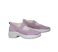 VBEDKDEB Zapatillas de tacón de cuña para mujer, cómodas, transpirables, con plataforma, zapatillas de verano, antideslizantes, zapatillas de correr, informales, buena amortiguación, zapatillas