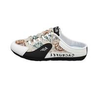 VBEDKDEB Zapatillas deportivas para hombre de trekking para hombre Lazy Man Half Slipperboard zapatos masculinos zapatillas blancas para hombre, F negro., 39 EU