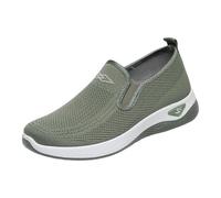 VBEDKDEB Zapatillas deportivas para mujer, zapatillas de deporte para mujer, de malla, suela suave, para correr, informales, exteriores, zapatillas deportivas blancas para mujer, verde, 40 EU