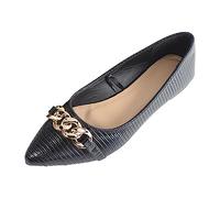 VBEDKDEB Zapatos de bailarina para mujer, elegantes, puntiagudos, para caminar, planos, zapatos de trabajo cómodos, zapatos de trabajo 2025, ligeros, antideslizantes, para caminar, para el tiempo