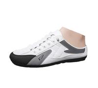 VBEDKDEB Zuecos para hombre, ligeros, 2023, zapatos de pesca de primavera, zapatos de pesca, slip on zapatos, zuecos de jardín, pantuflas de verano, Blanco, 40.5 EU