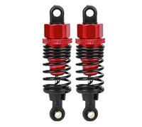 Vbest life Amortiguador de Choque de Metal para Coche RC de 2 Piezas, Amortiguador de puntales de Choque 1/10 para HSP RC, Accesorio de Pieza de Modelo de Coche, Rojo(60mm)