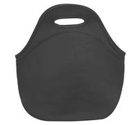 Vbest life Bolsa de almuerzo térmica aislada de neopreno impermeable para picnic y camping (Negro)