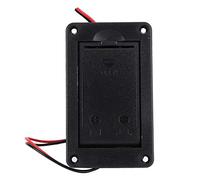Vbest life Funda para Pastilla de Guitarra Funda para Pastilla de Guitarra portapila 9V Conector Pastilla Activa Guitarra bajo - Negro