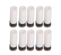 Vbest life Paquete de 10 Piezas de Punta de Billar, Puntas de Billar, Pieza de Repuesto de Varilla de Punta de Poste de Billar para Tacos de Billar y Billar(10mm)