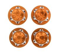 Vbest life Paquete de 4 Piezas de Tuerca de Cubo de Rueda de 17 mm, aleaci¡§?n de Aluminio, Cubierta Antipolvo, Tuerca, Accesorio de reemplazo de Rueda para 1/8 Modelo de