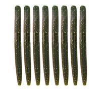 Vbest life Paquete de 8 Piezas de Cebo de Pesca de Gusano Suave, 10 cm/6.5 g Accesorio de Aparejos de Pesca Artificial Atractivo Cebo de Realista(#2)