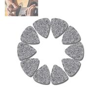 Vbest life Púas de Fieltro Musical Ukelele Plectrum Guitarra Púas de Fieltro de Lana Plectrum 3 mm Plectrums Negro Gris Accesorio de Instrumento(Gris)
