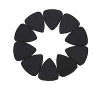 Vbest life Púas de Fieltro Musical Ukelele Plectrum Guitarra Púas de Fieltro de Lana Plectrum 3 mm Plectrums Negro Gris Accesorio de Instrumento(Negro)
