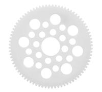 Vbest life Reemplazo de actualización de Equipo RC, Piezas de actualización de Equipo RC 48DP 80T para SCX10 1/10 RC Car(Blanco)