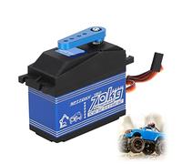 Vbest life Servo RC, Engranaje de direcci¡§?n de Metal a Prueba de Agua de Alto Torque para 1/5 SPTZOHV180W 70KG Control Remoto RC Car Toy Accessories[Negro]