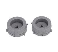 VBESTLIFE 1 par de Adaptadores de Buje Nab, Base Bloqueable de Plástico para Grabadora de Cinta de Carrete a Carrete de 1/4 de Pulgada, para TEAC, para Studer, para Akai, para B67 (Gray)